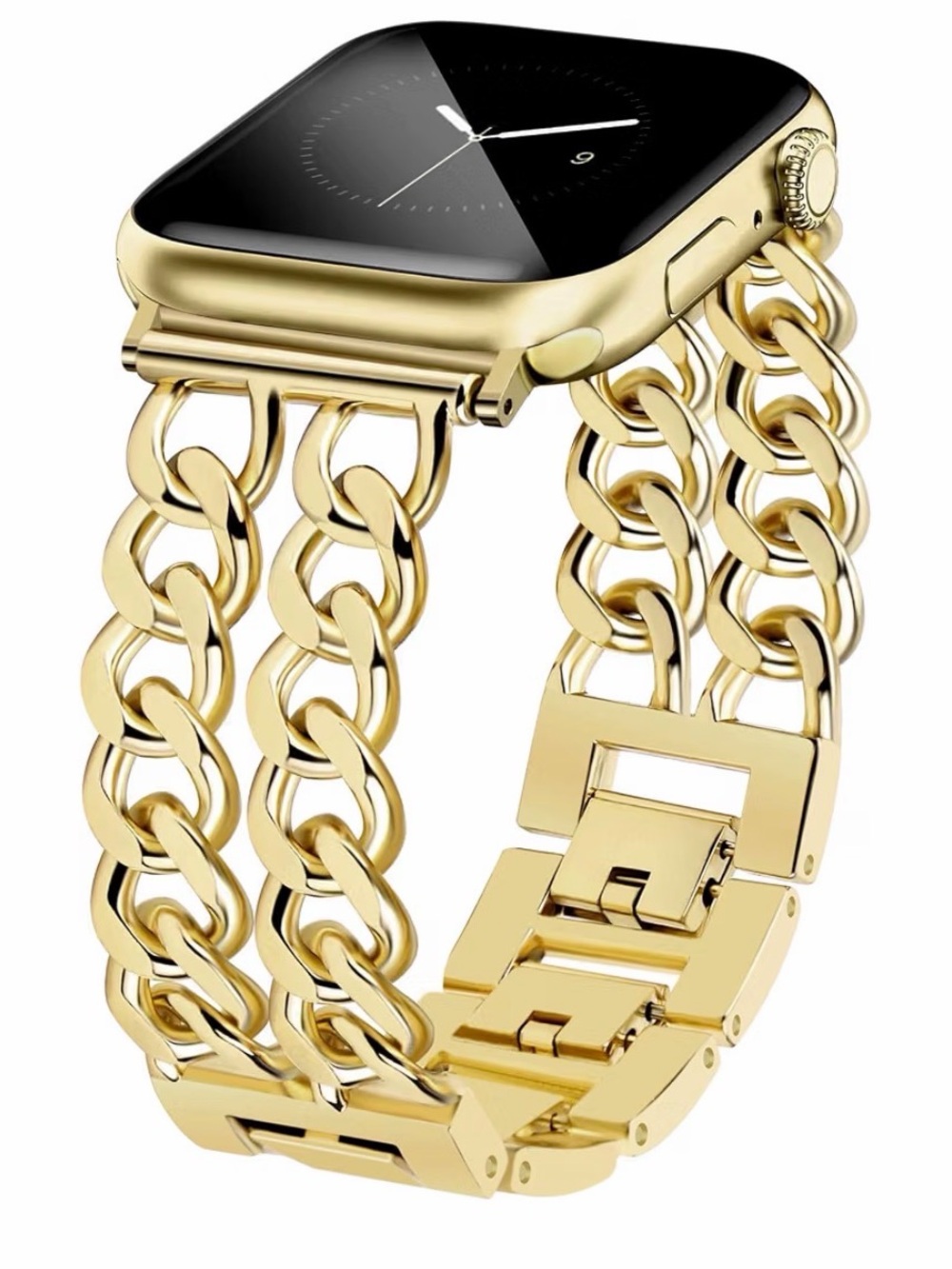 Apple Watch strap. Gold. For watch size 42 and up.